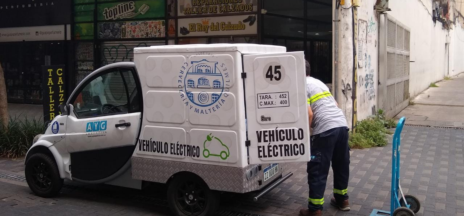 En Rosario ya hay una empresa de logística que usa vehículos eléctricos