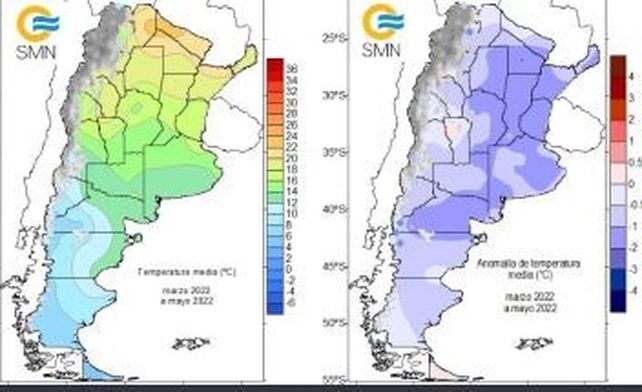Pronóstico con probabilidad de lluvias en la zona núcleo