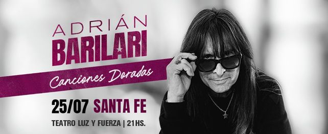 Adrián Barilari vuelve a presentarse en Santa Fe