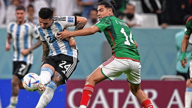 El gol de Enzo Fernández a México