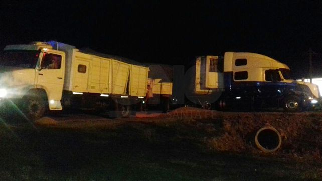 Violento choque de camiones en la ruta 34