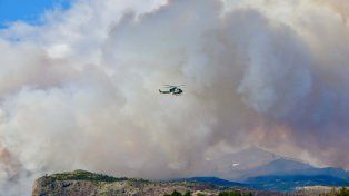Incendio en el parque nacional Los Alerces, Chubut.