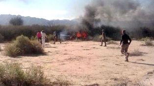 Diez personas murieron al chocar dos helicópteros en La Rioja
