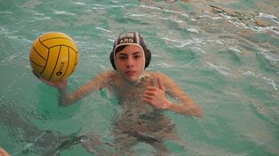 Mateo López, el adolescente rosarino convocado a la preselección nacional de waterpolo. Foto: Gentileza provincia de Santa Fe.&nbsp;