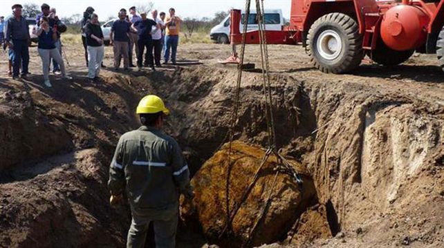 El hallazgo fue producto del trabajo de expertos chaqueños. Foto: Telam El hallazgo fue producto del trabajo de expertos chaqueños. Foto: Telam