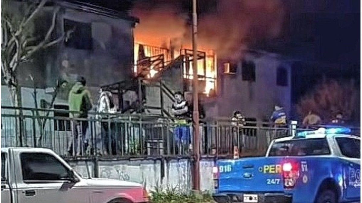 Grave incendio en una vivienda del barrio Paraná XIII