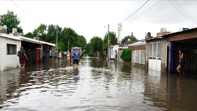 Una de las cuadras del barrio Fonavi