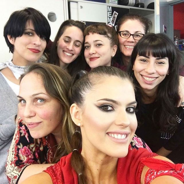 María del Cerro y su equipo en ShowMatch