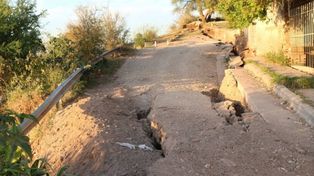 Harán obras para estabilizar la barranca en Diamante