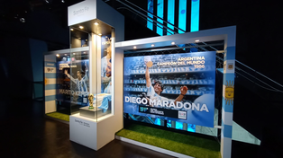 La pieza es una réplica que pertenece a la colección permanente del Museo del Deporte