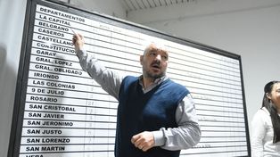 El secretario general de Amsafé, Rodrigo Alonso.