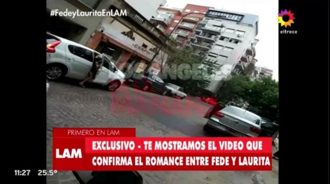 Laurita Fernández visitó varias horas a Fede Bal en su departamento en Carlos Paz