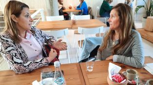 Florito y Aeberhard intercambiaron miradas sobre la ciudad y su área metropolitana