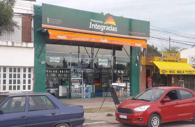 El comercio que fue blanco de los delincuentes.