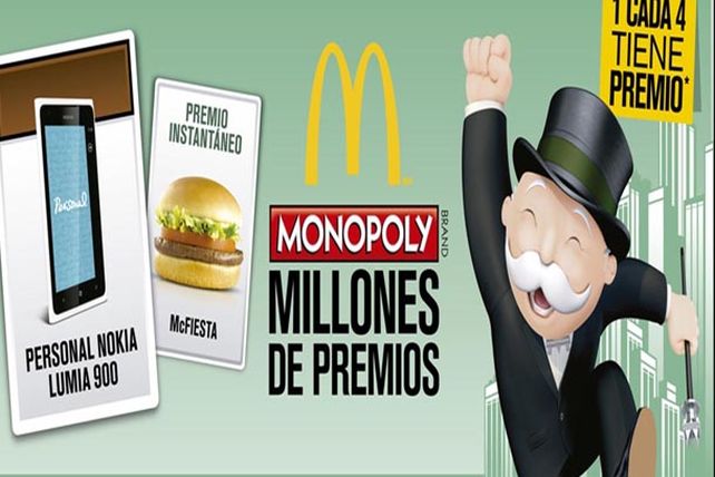 Monopoly llegó a McDonald’s