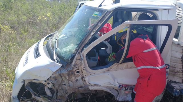 Choque múltiple: identidad de mujer muerta y de los heridos.&nbsp;Fotos: Bomberos Voluntarios de Concepción del Uruguay