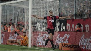 Juanchón García anotó el segundo tanto de Newells ante Independiente y faltó al partido siguiente por una distensión.
