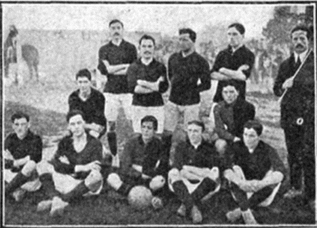 El team de Newells que le ganó 7 a 0 a Central como visitante el 28 de julio de 1912