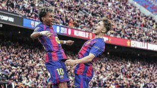 Lamine Yamal logró su primer hat-trick.