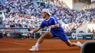 El Peque Schwartzman no pudo ante la contundencia del griego Stéfanos Tsitsipas.
