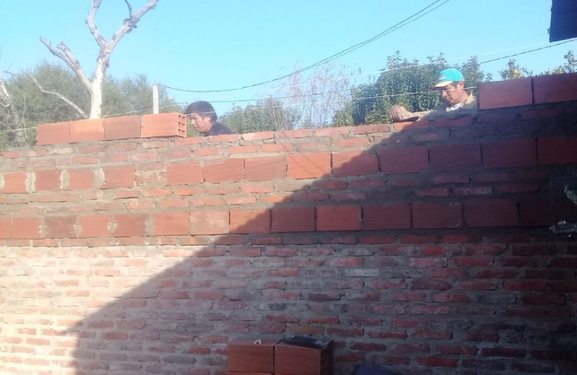 Algunas viviendas ya tienen un buen nivel de avance.