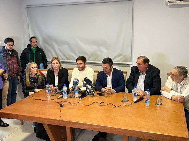 Pullaro recibió a Luis Petri en la Facultad de Ciencias Jurídicas y Sociales de la Universidad Nacional del Litoral.
