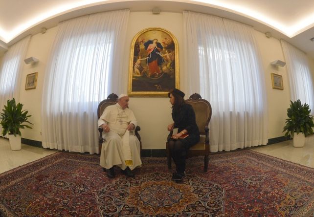 El Papa y la presidenta establecieron un diálogo fecundo desde que se encontraron.