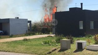 Otra vez fuego en la zona de los barrios privados