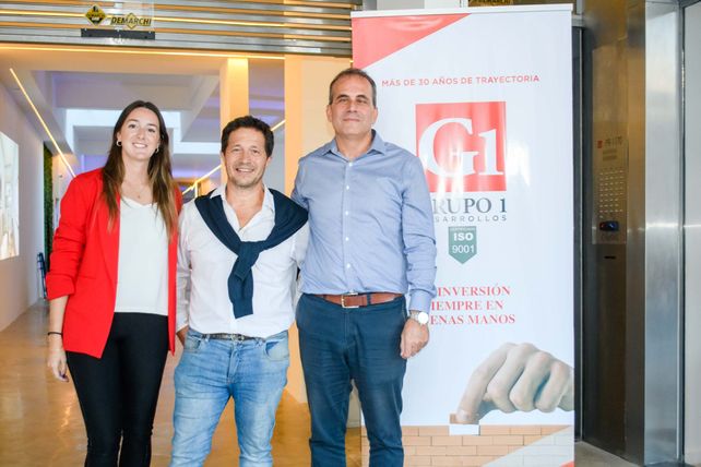 Camila Arregui, Eduardo Salvado y Ezequiel Robin