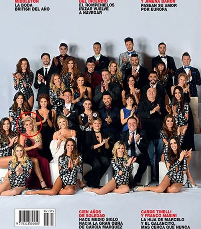 La furia de Sol Pérez por no haber sido incluida en la foto principal del Bailando