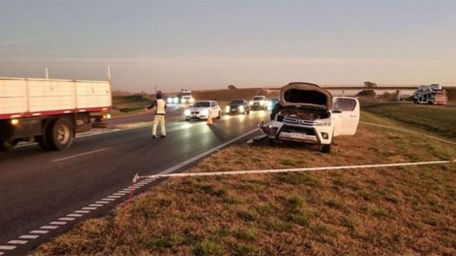 El accidente se registró esta madrugada de miércoles a la altura de Fighiera.