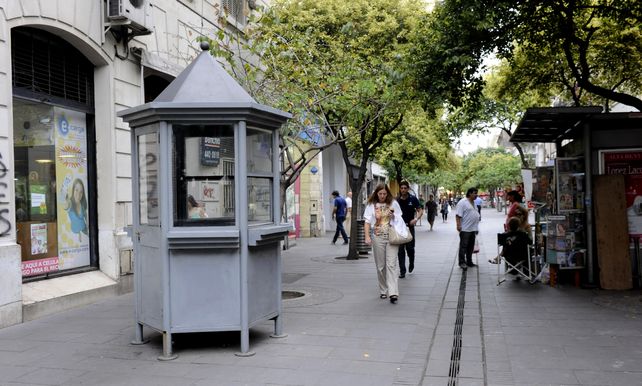 Vuelta al pasado. Los comerciantes del centro piden el regreso de las cabinas hexagonales para dar mayor presencia policial.