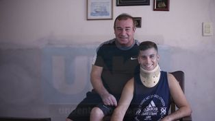 Apoyo incondicional. Nacho comenzó su etapa de rehabilitación, acompañado por su papá, Guillermo,&nbsp;