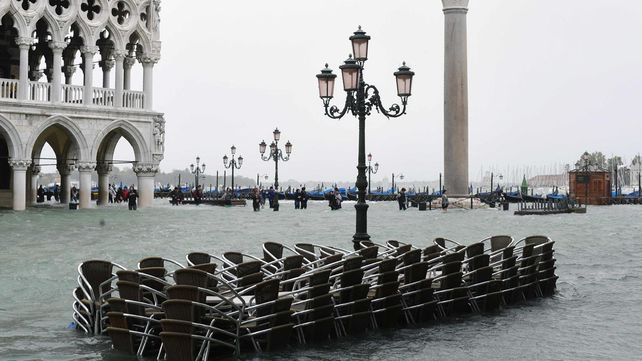 Las peores inundaciones en la última década en Venecia