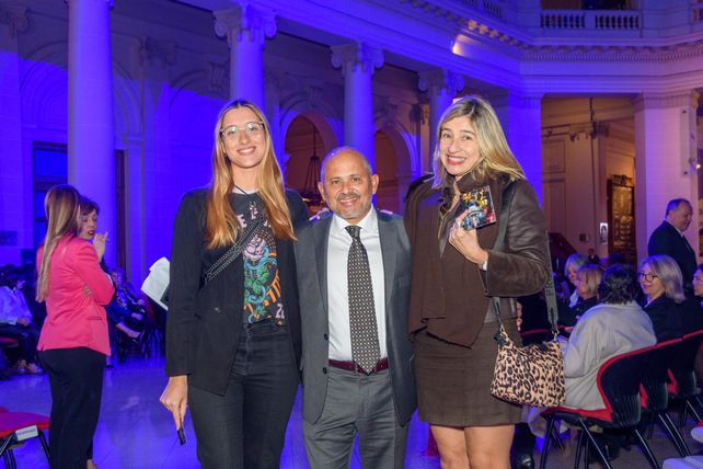 . Maria Sdrigotti, Gonzalo Sánchez Hermelo y Marcela Ortega