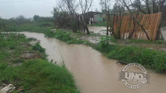 La zona norte de Concordia sufre las consecuencias de la lluvia