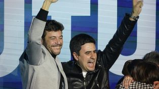 El apoyo del Movimiento Evita (en la foto, Eduardo Toniolli) le aportó a Monteverde desde lo simbólico, porque muchos peronistas lo votaron en la interna.