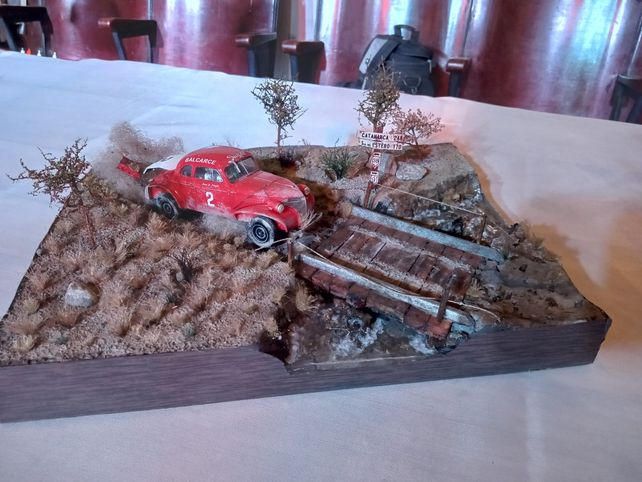 Otro de los platos fuertes del domingo fue la exposición de colecciones relacionadas al deporte motor.