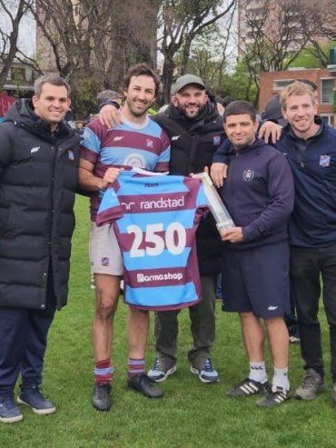 Rugby: Santiago Casals, 250 batallas en el pecho y el legado de Tatá en las venas
