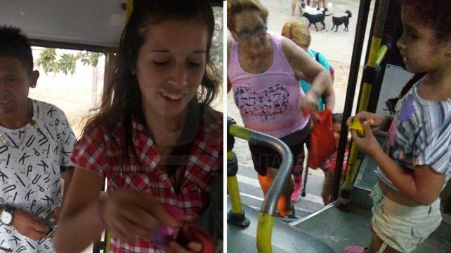 Un festejo de Pascuas muy especial: trabajando y obsequiando a sus pasajeros