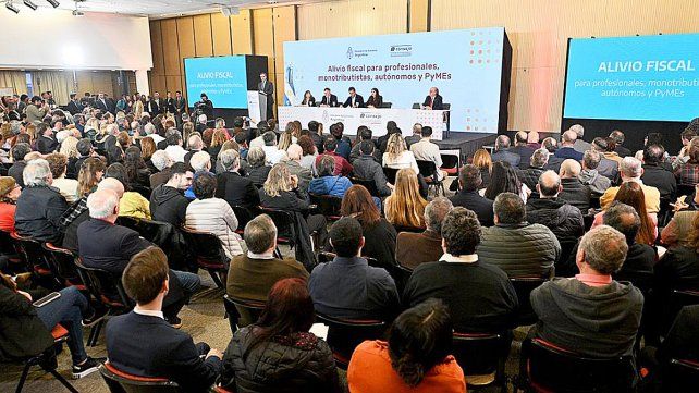 Sergio Massa anunció medidas de alivio fiscal para profesionales