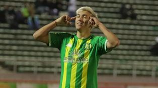 Tobías Cervera debutó cuando Aldosivi estaba en primera división, pero adquirió continuidad en la Primera Nacional.
