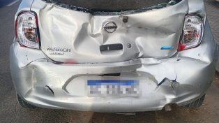 Un colectivo se quedó sin frenos y provocó un choque múltiple en la zona oeste