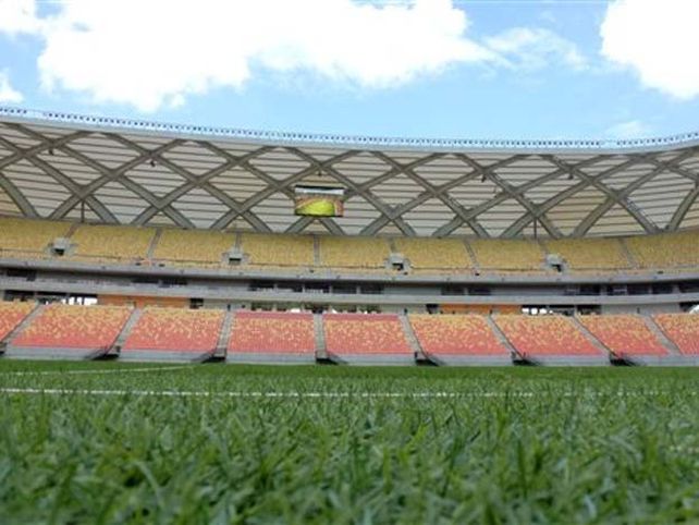 Brasil inauguró el estadio Arena da Amazonia