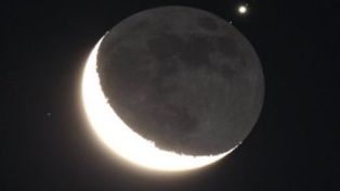 Esta noche se verá cómo Júpiter será ocultado por la Luna