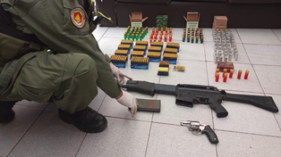 Parte de lo incautado por Gendarmería en los 21 allanamientos realizados en simultáneo en cuatro provincias.