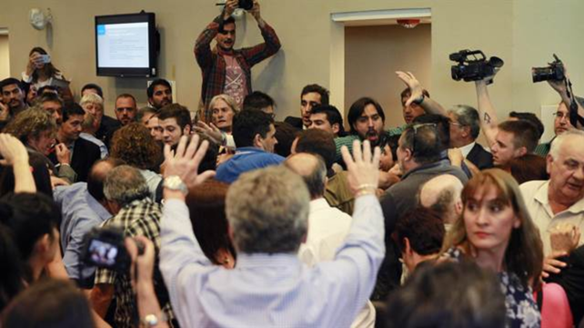 Hubo tensión en el Congreso en medio del debate de la reforma previsional