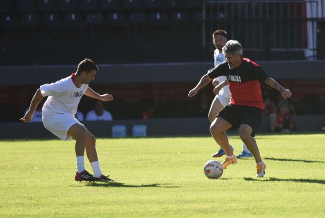Varios ex campeones con Newells volvieron a jugar en el Coloso