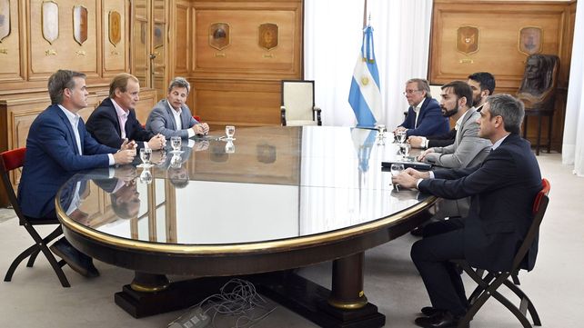 Gustavo Bordet y el intendente de Gualeguaychú