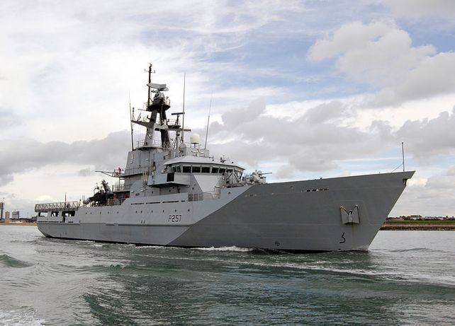 Misterio. El buque HMS Clyde fue destacado en las islas.